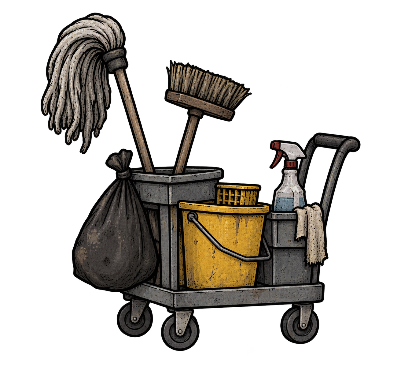 Cleaning cart