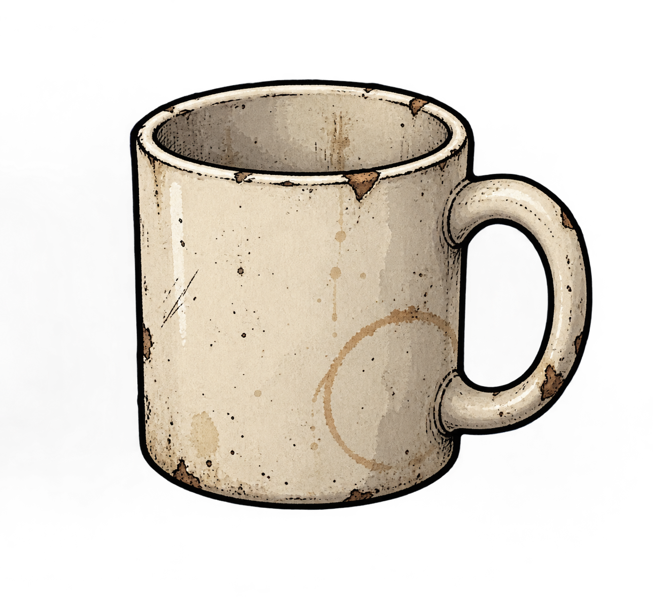Dirty mug