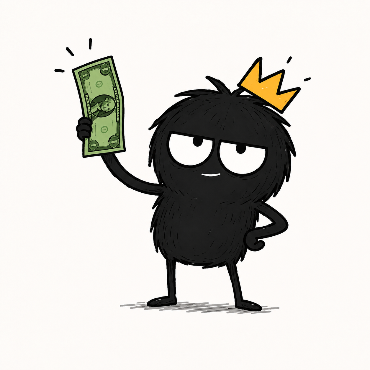 MORK holding cash